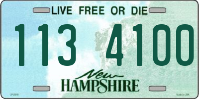 NH license plate 1134100