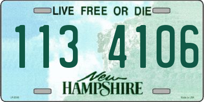NH license plate 1134106