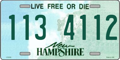 NH license plate 1134112