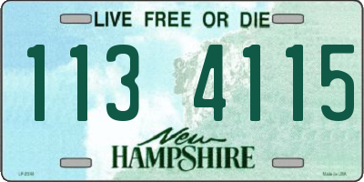 NH license plate 1134115