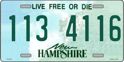 NH license plate 1134116