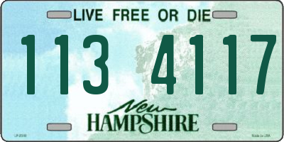 NH license plate 1134117