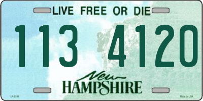 NH license plate 1134120