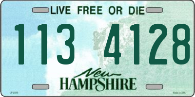 NH license plate 1134128