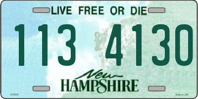 NH license plate 1134130