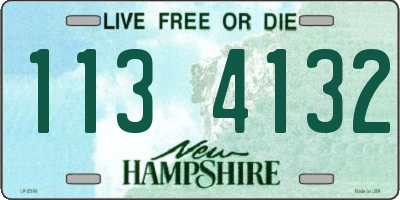 NH license plate 1134132