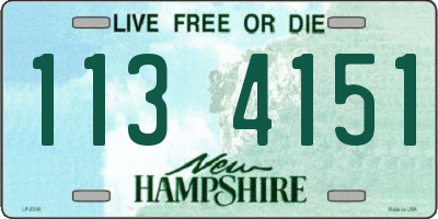 NH license plate 1134151