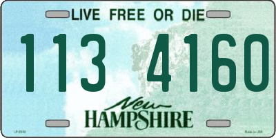 NH license plate 1134160