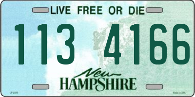 NH license plate 1134166
