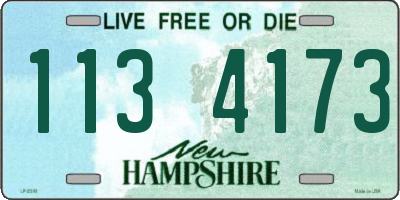NH license plate 1134173