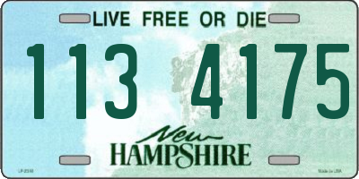 NH license plate 1134175