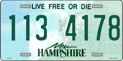 NH license plate 1134178