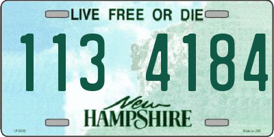 NH license plate 1134184