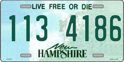 NH license plate 1134186