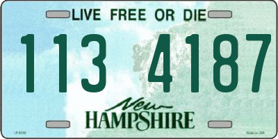 NH license plate 1134187