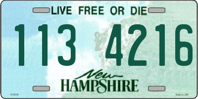 NH license plate 1134216