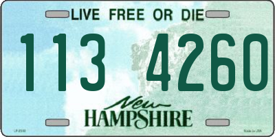 NH license plate 1134260