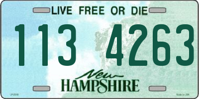 NH license plate 1134263