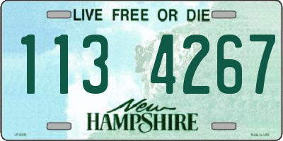 NH license plate 1134267
