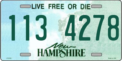 NH license plate 1134278