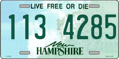 NH license plate 1134285