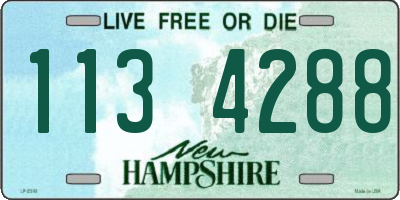 NH license plate 1134288
