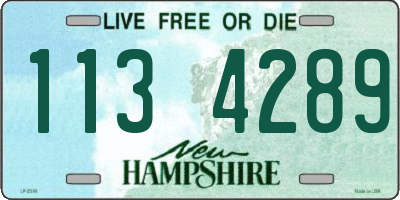 NH license plate 1134289