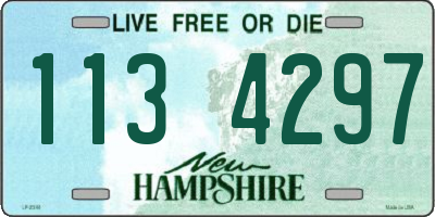 NH license plate 1134297