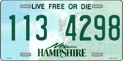 NH license plate 1134298