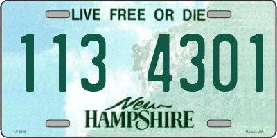 NH license plate 1134301