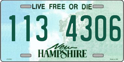 NH license plate 1134306