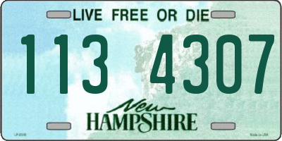 NH license plate 1134307