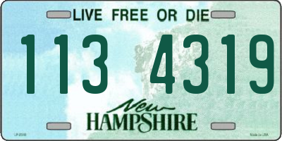 NH license plate 1134319