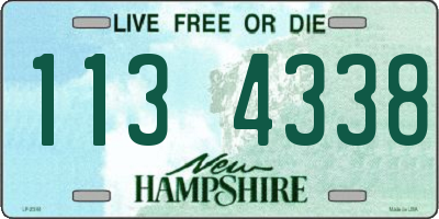 NH license plate 1134338