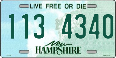 NH license plate 1134340