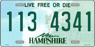 NH license plate 1134341