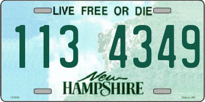 NH license plate 1134349