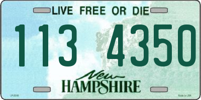NH license plate 1134350