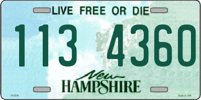 NH license plate 1134360