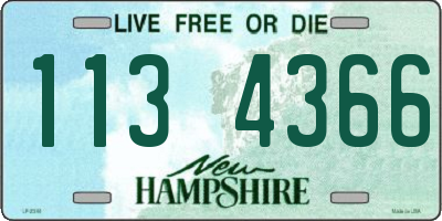 NH license plate 1134366