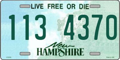 NH license plate 1134370