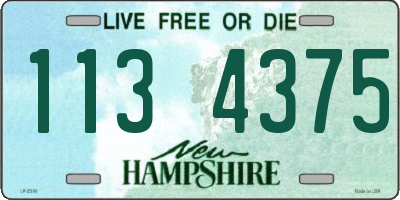 NH license plate 1134375