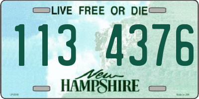 NH license plate 1134376