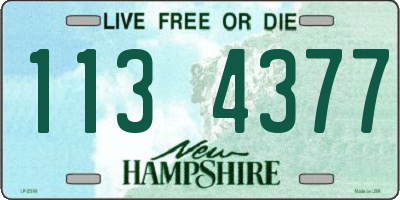 NH license plate 1134377