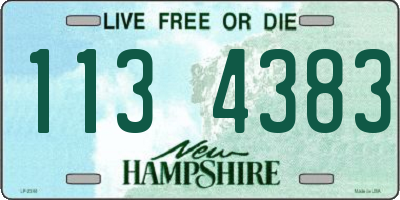 NH license plate 1134383