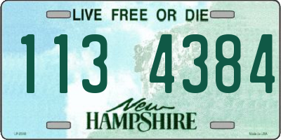 NH license plate 1134384