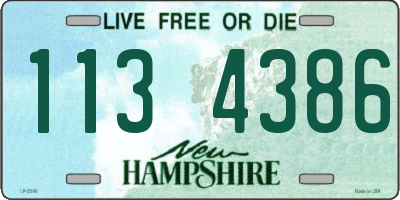 NH license plate 1134386