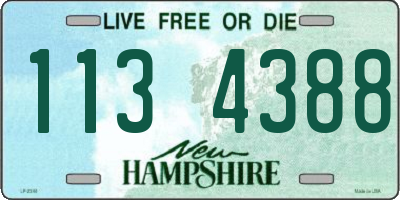 NH license plate 1134388
