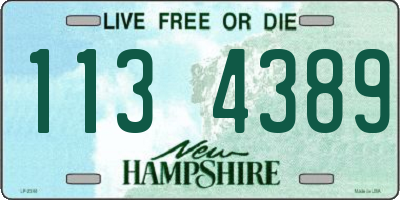 NH license plate 1134389