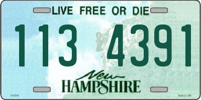 NH license plate 1134391